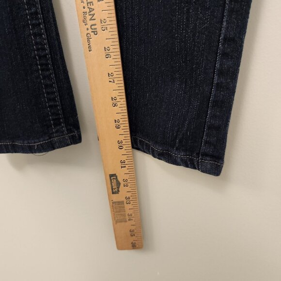 True Religion Jeans Womens 25 Blue Denim Joey Super T Stitched Flap Pockets EUC - Picture 13 of 13